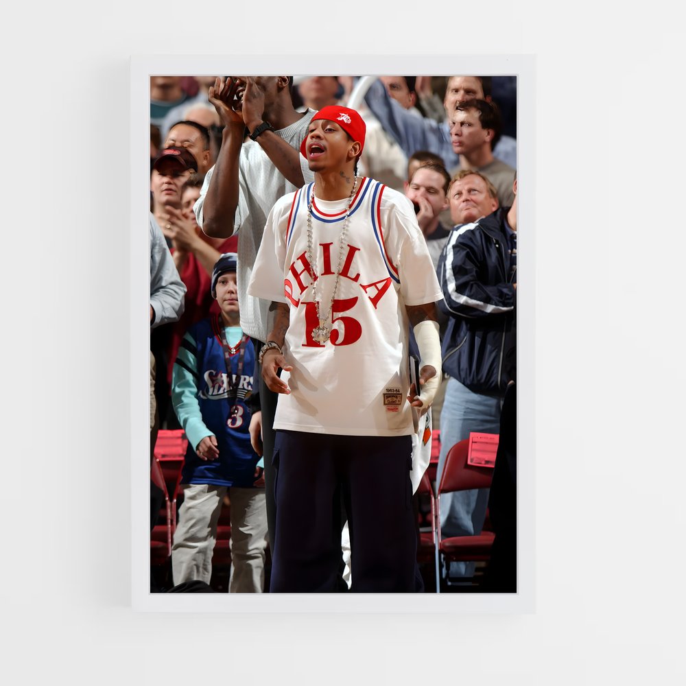 Poster Allen Légende – affiche Basketball (vue 3)